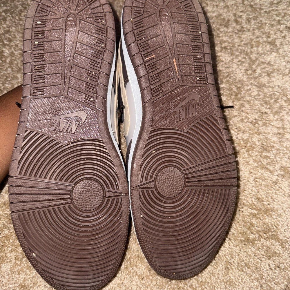 Brown Grey and Tan Nike Dunks - Picture 3 of 3